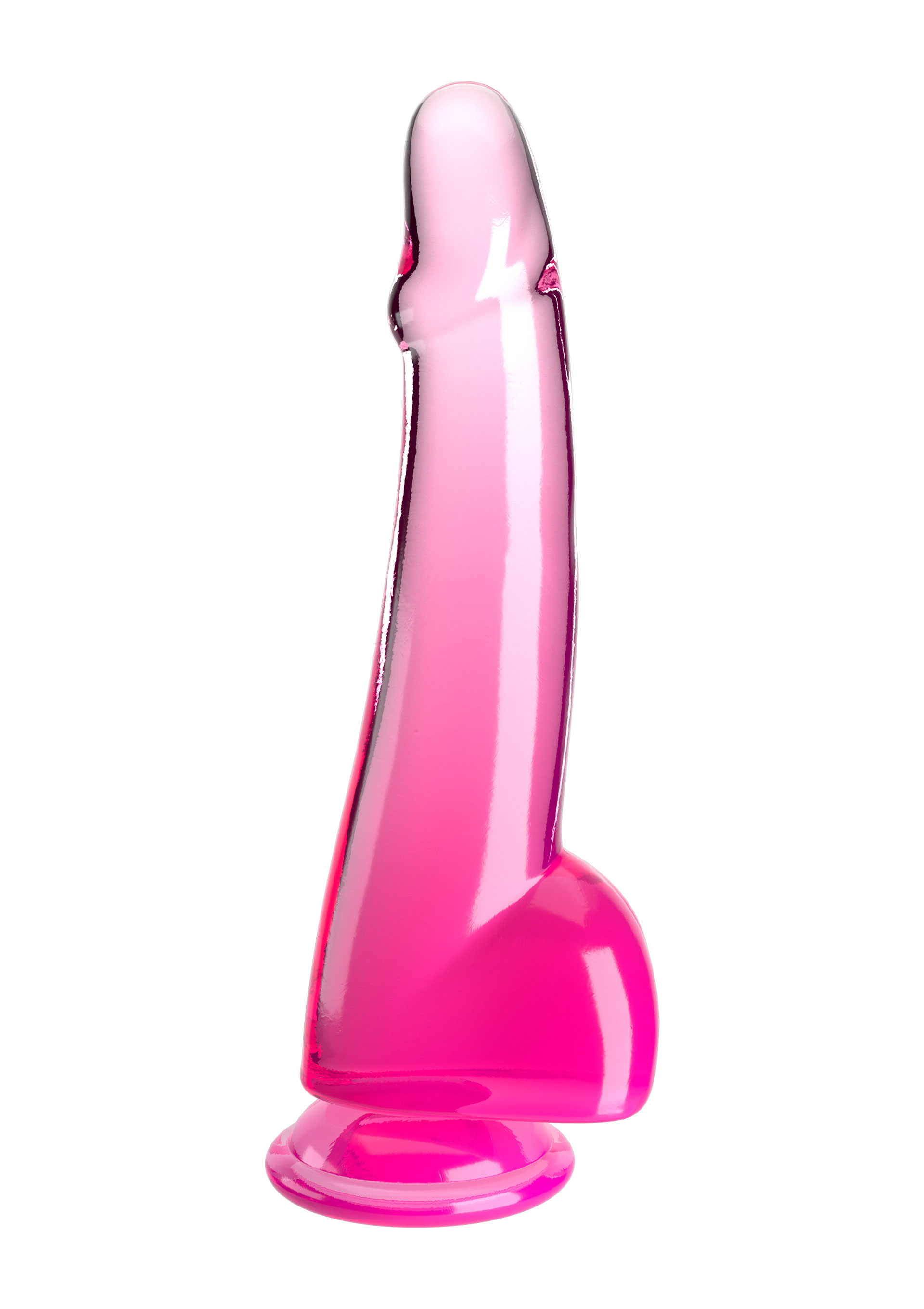 King Cock Clear-pink,25cm.